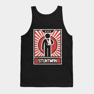 Stuntman Fractured Broken Arm Get Well Gift Tank Top